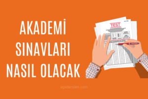 ags sınavları nasıl olacak