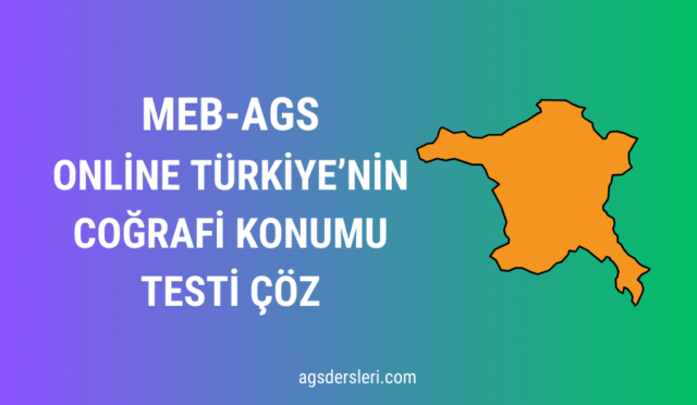 online ags coğrafya testi çöz