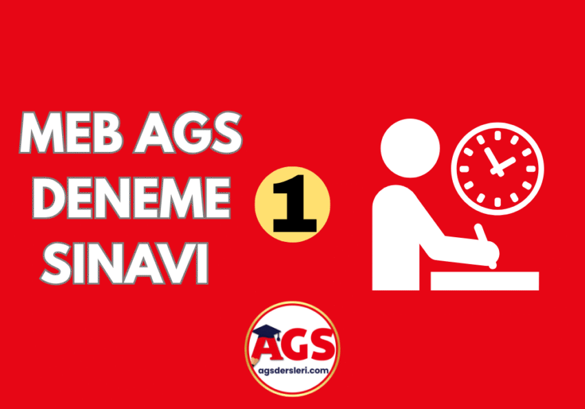 Online MEB AGS Deneme Sınavı (Ücretsiz)