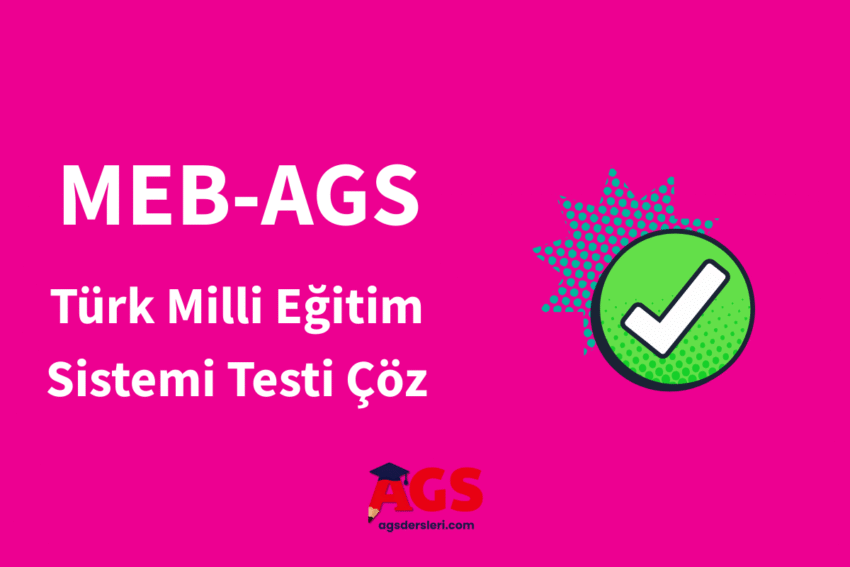 AGS Konu Tekrar Testi Çöz (Eğitimin Temelleri)