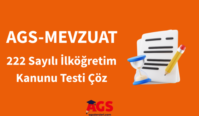 ilköğretim yasası ags testleri çöz
