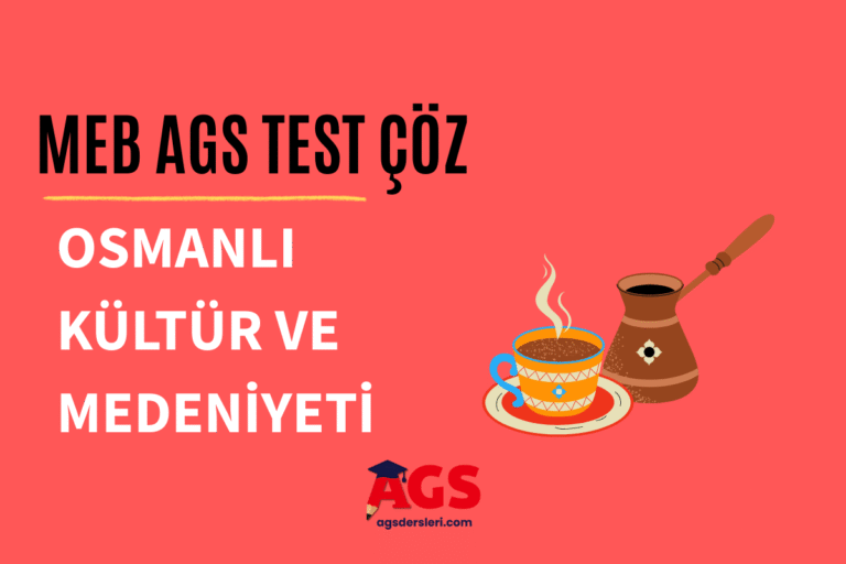 Osmanlı Devleti Kültür ve Medeniyeti Testi Çöz