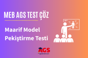 AGS maarif model pekiştirme testi