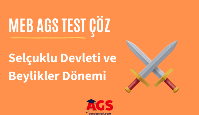 Selçuklu Devleti ve Beylikler Dönemi testi çöz