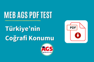 PDF Test Türkiye’nin Coğrafi Konumu