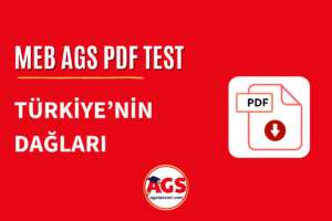 Türkiye'nin Dağları pdf test indir