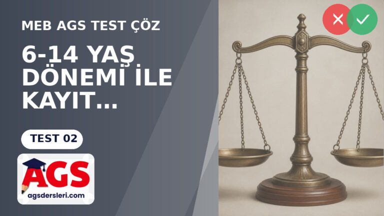 222 Sayılı İlköğretim Kanunu Test 2: Mecburi Çağ ve Kayıt Yaşı