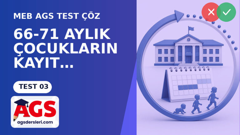 222 Sayılı İlköğretim Kanunu Test 3: Erken Kayıt ve Kayıt Erteleme