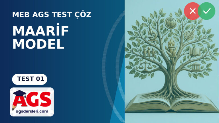 AGS Maarif Model Konu Testi Çöz