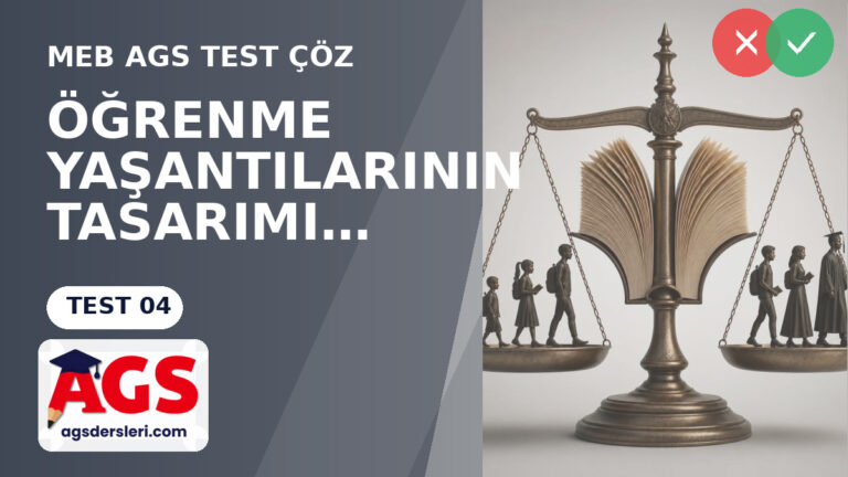 AGS Maarif Modeli Öğrenme-Öğretme ve Değerlendirme Testi