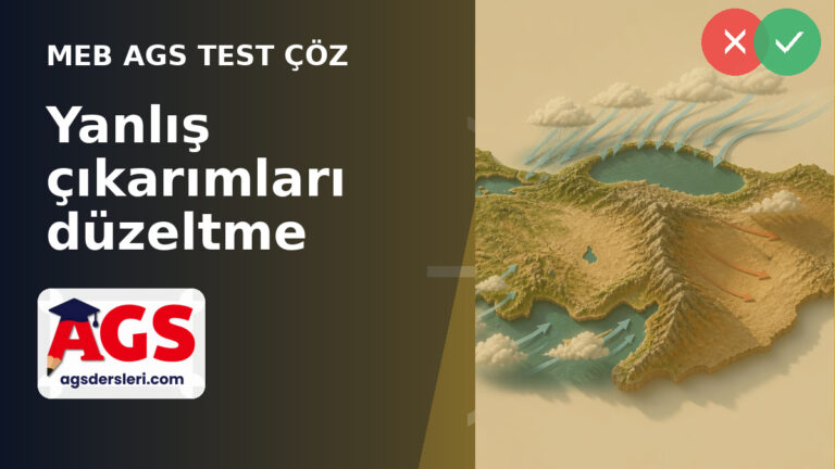 AGS Türkiye’nin İklimi: İklim Yorumlarında Kavram Yanılgıları Testi