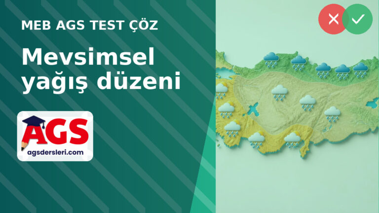 AGS Türkiye İklimi: Yağış Rejimleri ve Toplam Yağış Testi