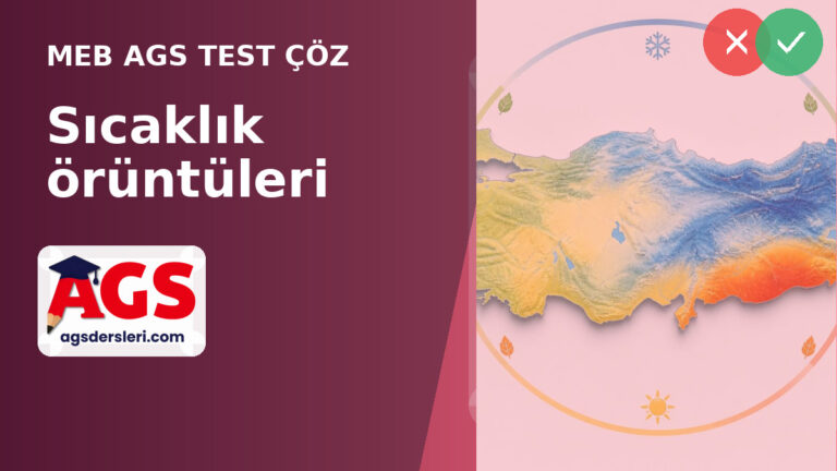 AGS Türkiye İklimi: Yıllık ve Mevsimlik Sıcaklık Dağılışı Testi