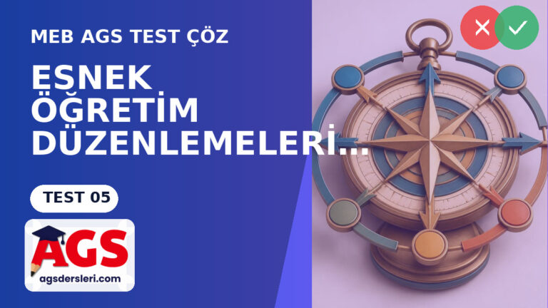 Maarif Model AGS Test 5: Farklılaştırma, Okul Temelli Planlama ve Öğretmen Yansıtması