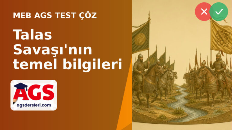 Talas Savaşı: Taraflar, Tarih ve Siyasi Bağlam Testi