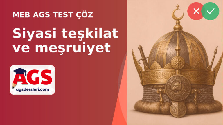 Türk-İslam Devlet Anlayışı ve Egemenlik Sembolleri Testi