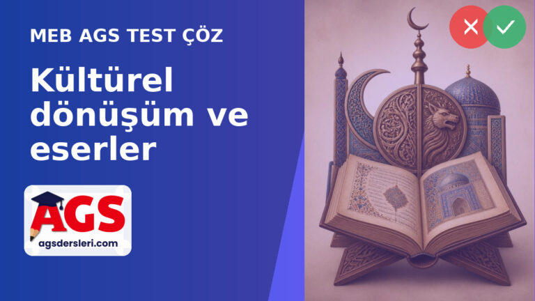 Türk-İslam Kültürü: Eğitim, Dil, Edebiyat ve Sanat Testi