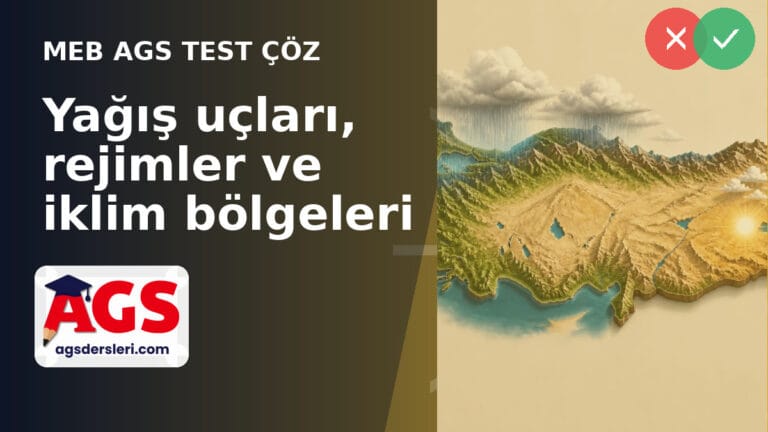 Türkiye’de Yağış Dağılışı ve Büyük İklim Tipleri Testi