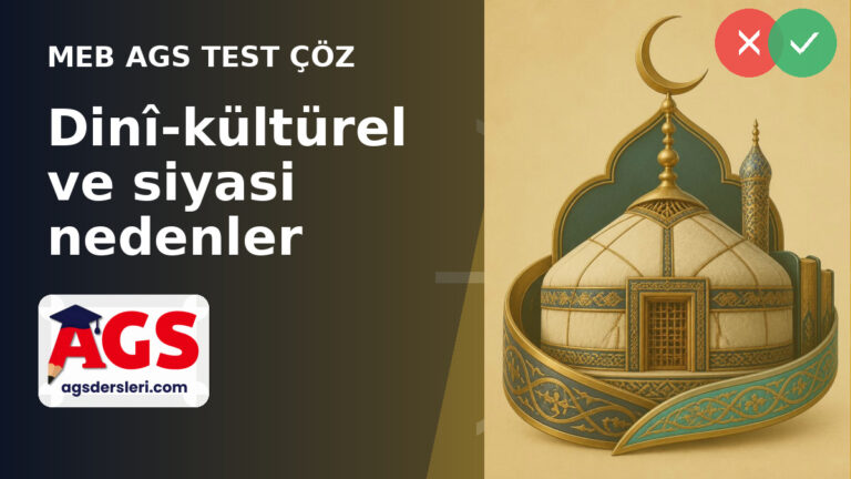 Türklerin İslamiyet’i Kabulünde Dinî ve Siyasi Etkenler Testi